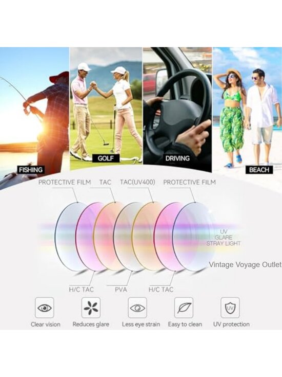 Oversized Polarized Fit Over Sunglasses for Women UV400 Protection Driving Beach main image 5